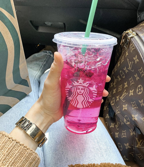 mango dragonfruit refresher